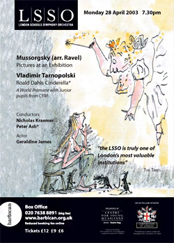 Vladimir Tarnopolsky. Cinderella, 2003. Flyer 1