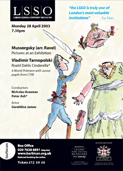 Vladimir Tarnopolsky. Cinderella, 2003. Flyer 2